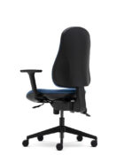 Orthopaedica 90 task chair showcasing ergonomic sculpted seat cushion with optional adjustable arms.