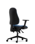 Orthopaedica 90 chair with optional multi-functional arm pads, back view.