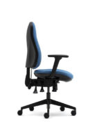 Orthopaedica 90 chair with AirTech seat, close-up of of 3 lever mechanism.