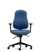 Full view of Torasen Orthopaedica 90 ergonomic office chair highlighting all standard features.