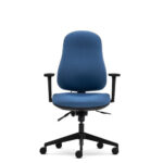 Full view of Torasen Orthopaedica 90 ergonomic office chair highlighting all standard features.