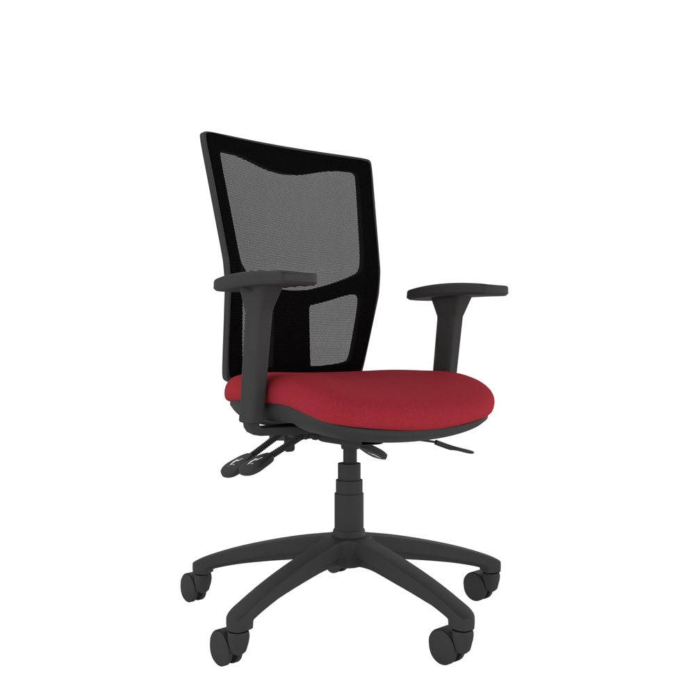Ergonomic mesh office chair designed for cooling comfort and personalised posture alignment