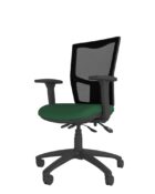 Athlete mesh back chair offering flexible seat, tilt, and back adjustments for daily use