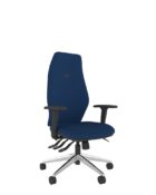 Extra high back ergonomic office chair showing contoured backrest and posture-supporting design