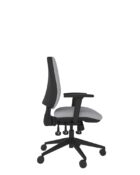 Ergonomic office chair with independent seat and back angle adjustment for personalised comfort