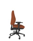 Ergonomic office chair with independent seat and back angle adjustment for customised posture support