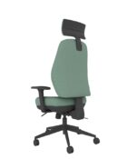 ESC21 Loco ergonomic office chair with headrest and ratchet back height adjustment for personalised fit