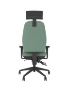 ESC21 Ergonomic Office Chair - Back view. With headrest and seat slide for enhanced leg support