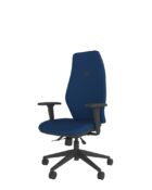 Extra high back ergonomic office chair with adjustable lumbar support