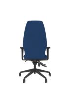 Tri Curve extra high back ergonomic office chair with adjustable tri-curved backrest, inflatable lumbar support and ergonomic seating design