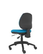 Medium back ergonomic chair with posture curved backrest, moulded foam and fully tested seat controls.