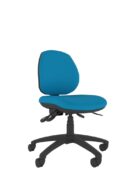 Ergonomic task chair with medium back, waterfall seat and adjustable ergonomic mechanism