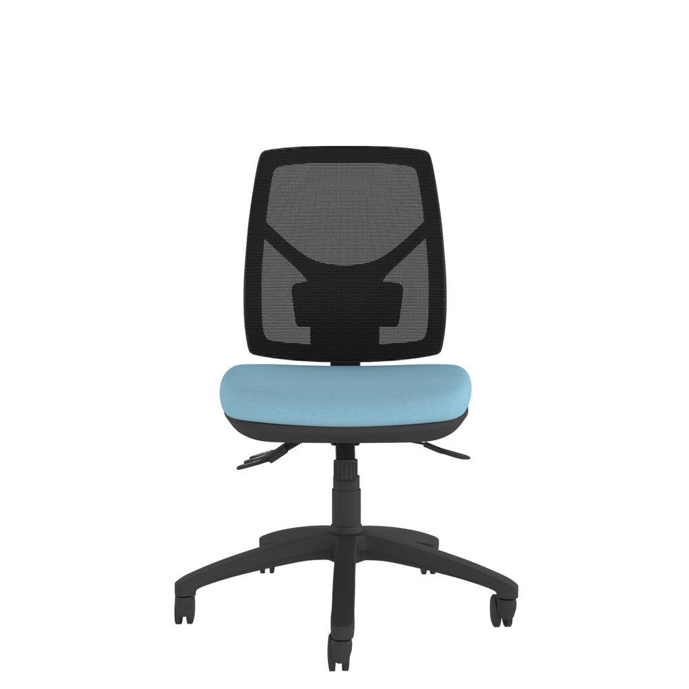 Athlete task chair supporting up to 150kg and a 5-year warranty. Mesh, square back ergonomic chair from the Athlete range.