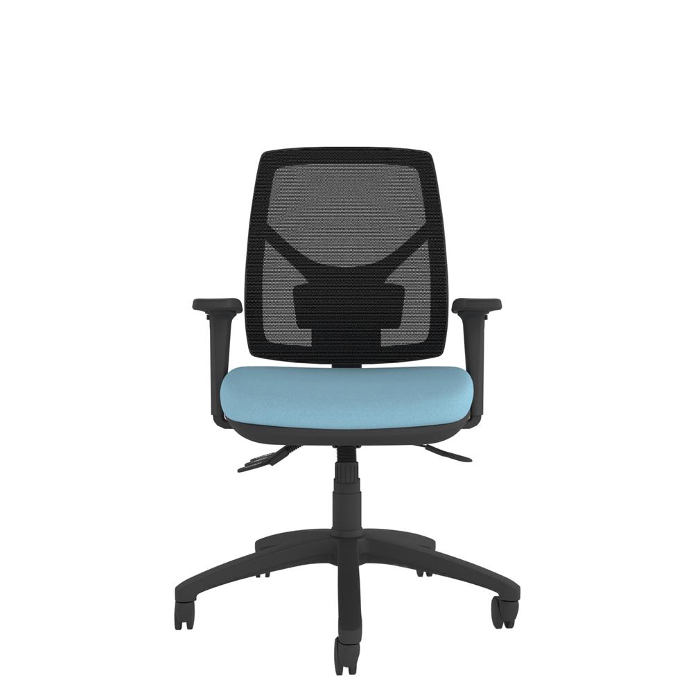 Mesh back task chair with ergonomic mechanism