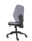 Grey Chair. The Me Lite ergonomic chair with high back support offers modern styling and personalised adjustability for everyday office use. Chair with no-arms.