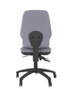 Designed for extended use, this ergonomic chair includes a high back for enhanced posture support and long-lasting comfort. Height adjustable and 3 lever ergonomic adjustability mechanism, 5 star castor base. Fully upholstered seat and back.