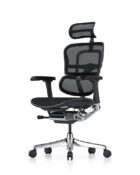 Comfort Ergohuman Elite G2 Mesh office chair with adjustable arms, headrest and chrome 5 star base.