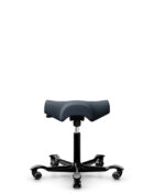 Capisco ergonomic stool - with saddle style seat, height adjustability, 5 star base .