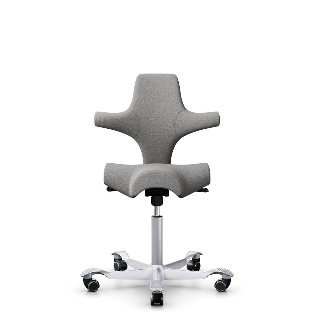 Modern Flokk HÅG Capisco chair with saddle seat for active and flexible seating.