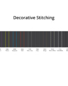 Decorative stitching for the Flokk RH Logic 400 High Back Office Chair