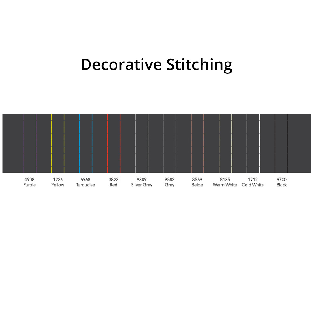 Decorative stitching for the Flokk RH Logic 400 High Back Office Chair