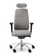 Flokk RH Logic 220 ergonomic task chair with castors,, neck support, adjustable arms and high back support.