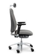 Flokk RH Logic 220 office chair with adjustable seat depth and contoured backrest. Neck support and adjustable arms.