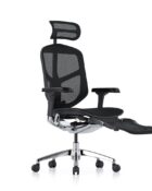 Adjustable back height and lumbar support on Enjoy Elite G2 ergonomic chair.