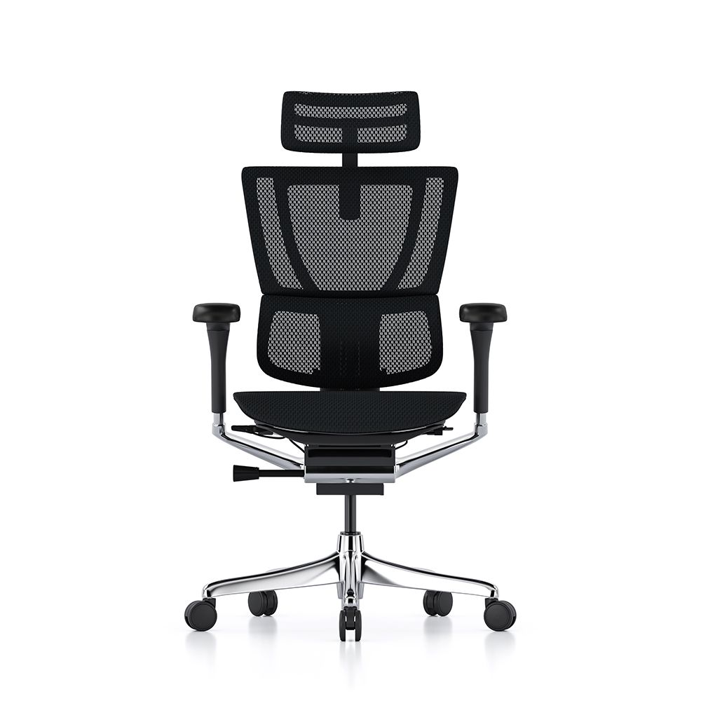 Mirus Elite G2 ergonomic chair supporting proper posture for long hours at a desk.
