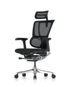 Eco-friendly Mirus Elite G2 chair highlighting recycled materials and Greenguard Gold certification.