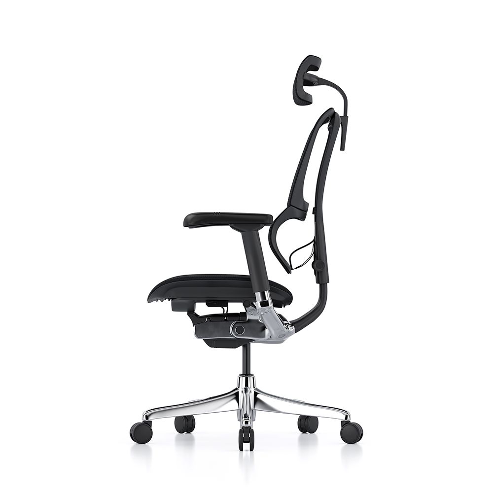 Ergonomic mesh back chair - Waterfall seat design detail on Mirus Elite G2 to improve leg circulation.
