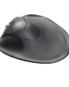 Black HandShoe SHIFT Ambidextrous Cordless Mouse angled downwards - Ergonomic Accessory