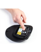 upside down view of the ergonomic HandShoe SHIFT Ambidextrous Cordless Mouse
