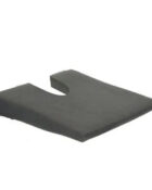 LR5-1 Slimline wedge with Coccyx Cut-out - shown in black. Wedges help improve pressure distribution and reduce lower body strain.
