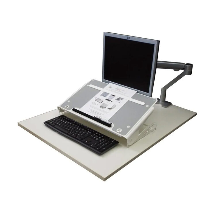 WS8 Writing Slope - top angle view of U-Slope Pro Writing Slope (ergonomic desktop accessory)