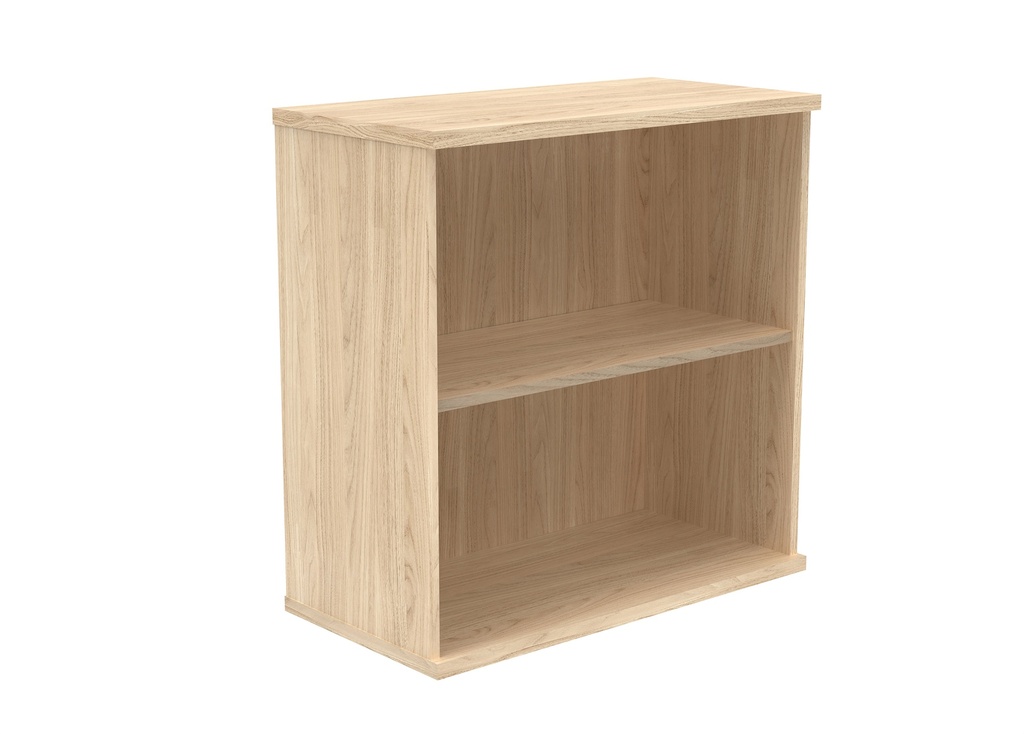 1-shelf bookcase standing at 816mm high. Finished in Canadian Oak MFC wood finish.