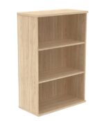 Bookcase H1204 (mm). 2 Shelves. Finished in Canadian Oak MFC.