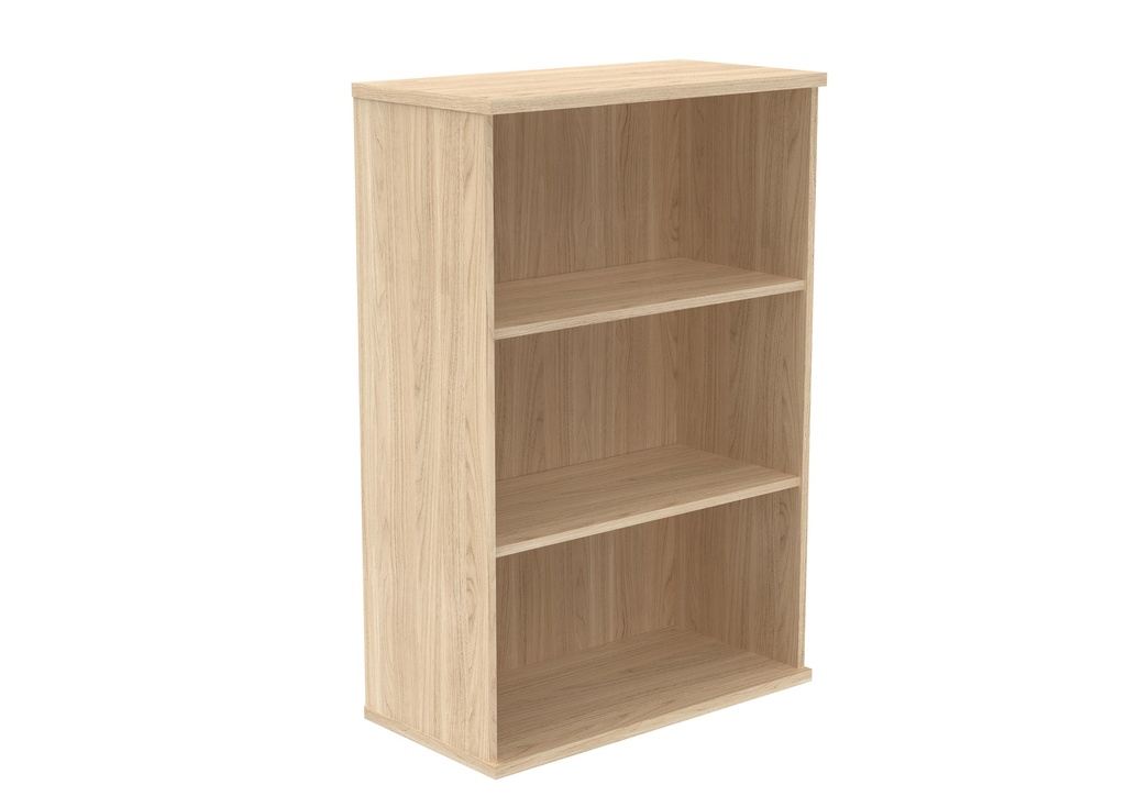 Bookcase H1204 (mm). 2 Shelves. Finished in Canadian Oak MFC.