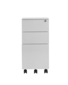 Steel Foolscap Pedestal. Mobile with a lock.