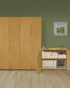 Wooden 2 Door Cupboards with lockable doors