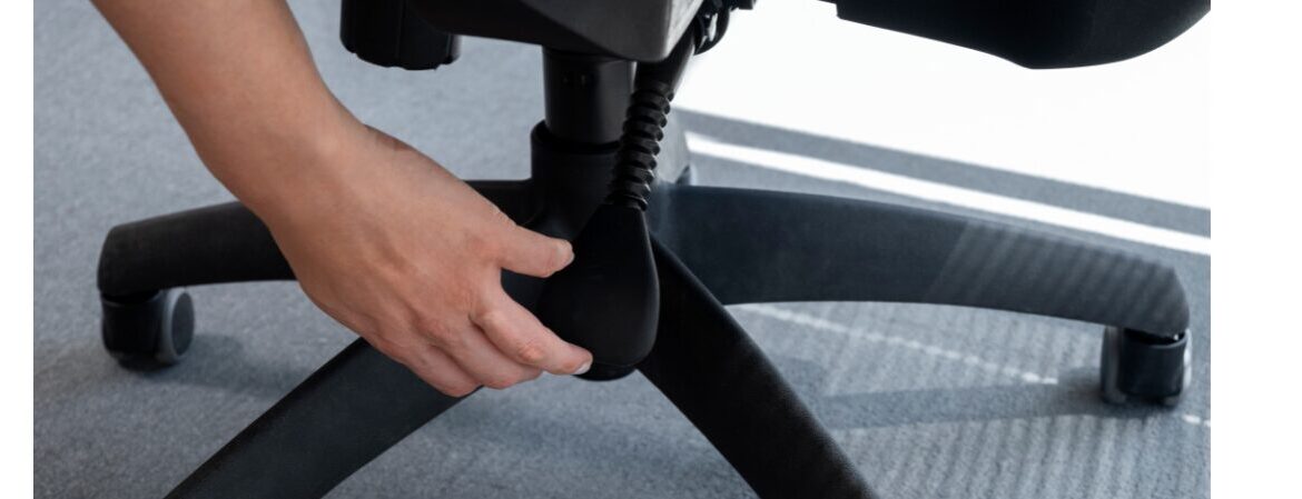 Image showing a office chair inflatable lumbar pump