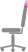 Ratchet back, ergonomic chair mechanism