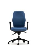 Front View of the Torasen 200 Series chair from the Orthopaedica Range. Ergonomic task chair with high back and optional features.